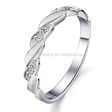 2014 new jewelry wholesale fashion trend exquisite boutique selling men's white gold ring DJ911